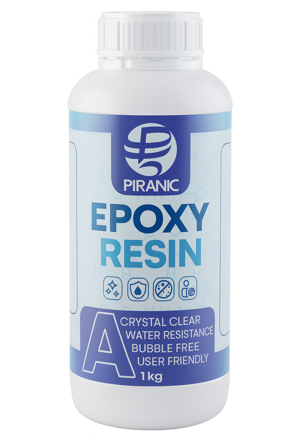 رزین اپوکسی با شفافیت بالا 1000ml